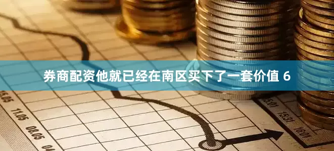 券商配资他就已经在南区买下了一套价值 6